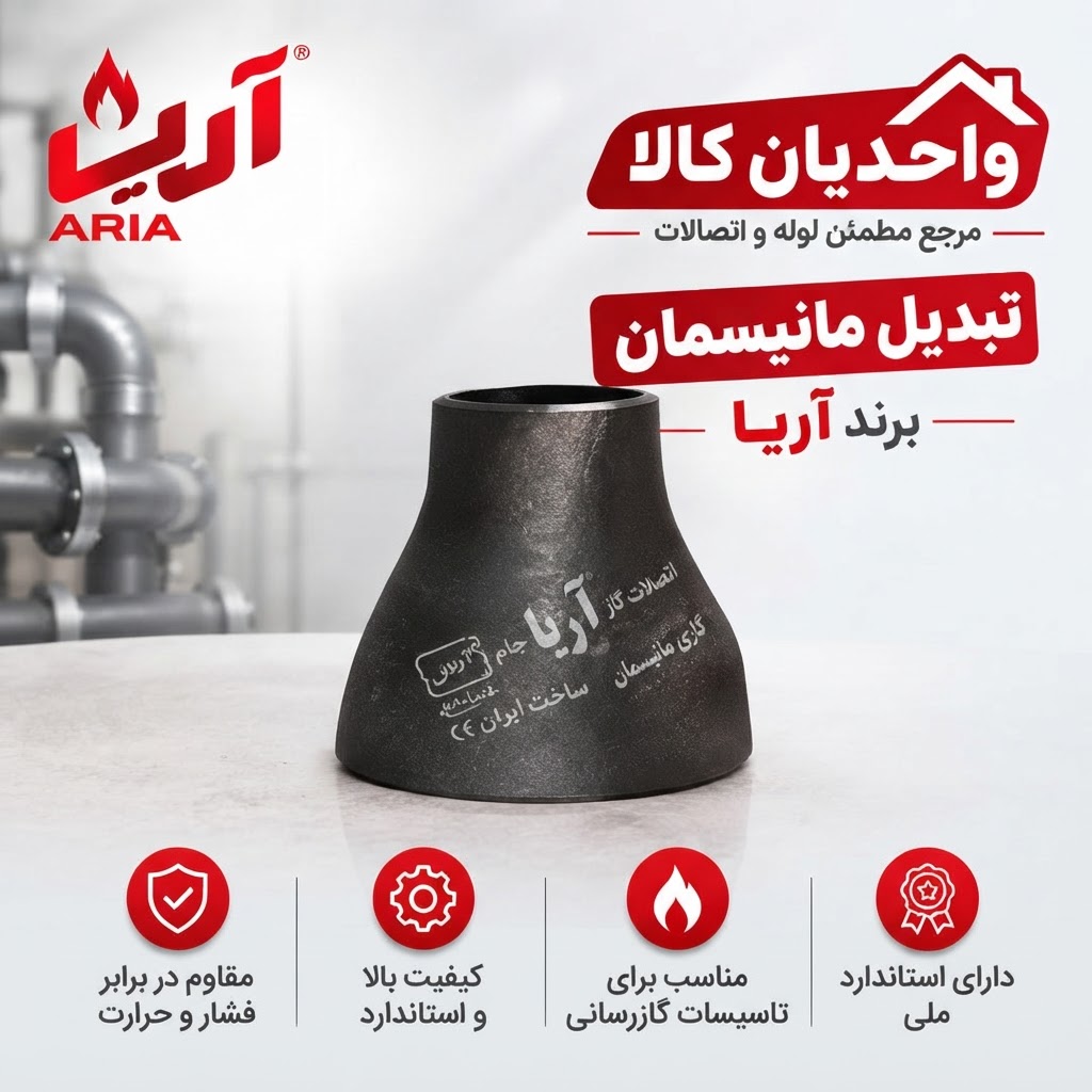 تبدیل مانیسمان سایز 1/2*3/4 اینچ آریا